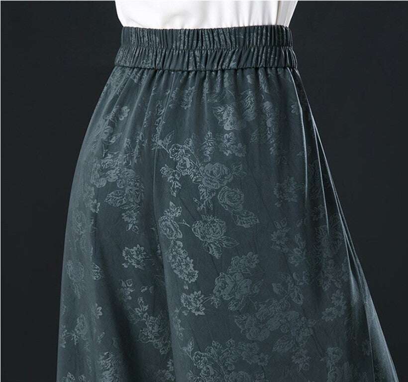 🔥ÚLTIMO DIA 70% DE DESCONTO - Calças largas plissadas elegantes e elegantes