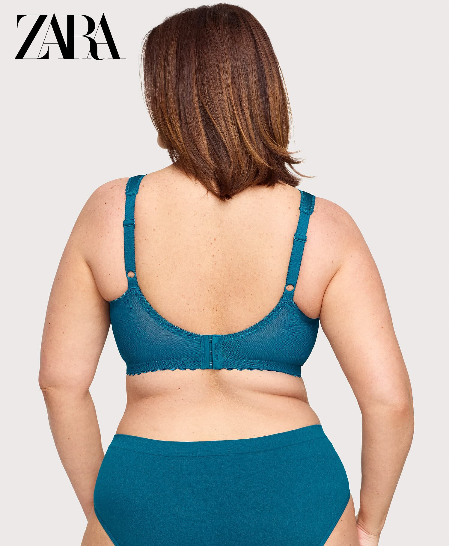 ZARA - (3 komada) Jednodijelni push-up grudnjak s punim košaricama