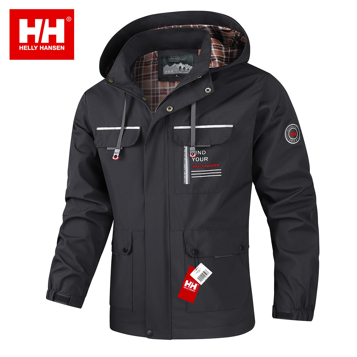A Helly Hansen® férfi vízálló túrakabát védelmet és meleget biztosít