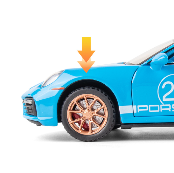 1:32 Porsche 911 Turbo S Alloy Model Car