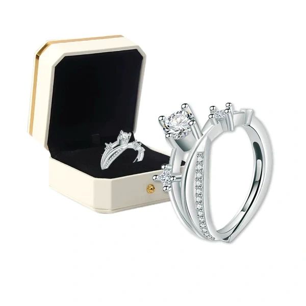 (Último dia de venda - 20% DE DESCONTO) Anel de gravidade linfática magnética de diamante