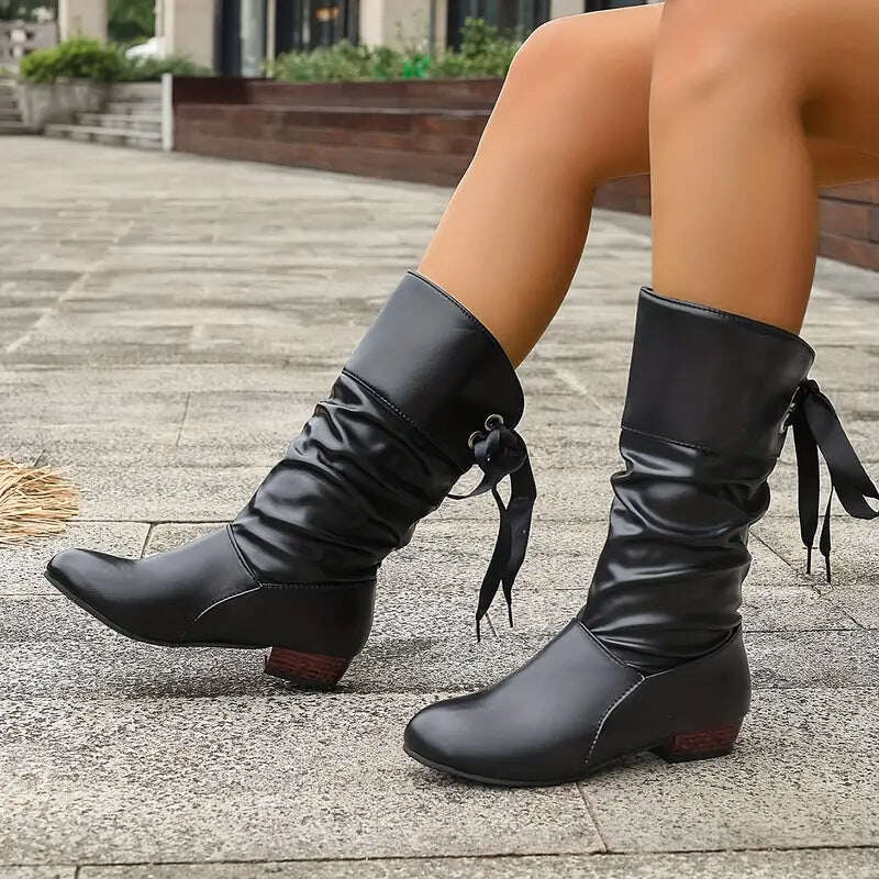 🔥PROMOÇÃO DO ÚLTIMO DIA COM 50% DE DESCONTO - BOTAS MULHERES DE SALTO ALTO COM ATENDIMENTO NO MEIO DA COXA