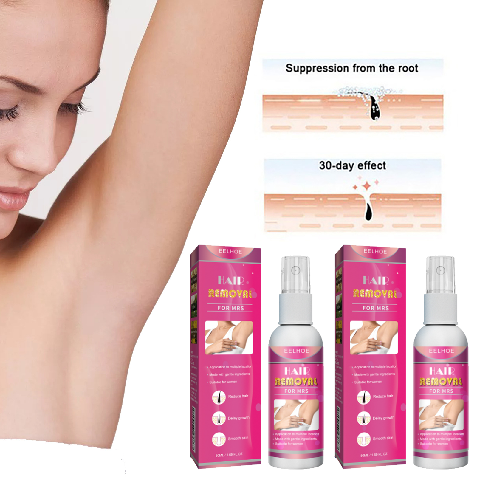 🔥Grande promoção 🔥Spray corporal depilatório