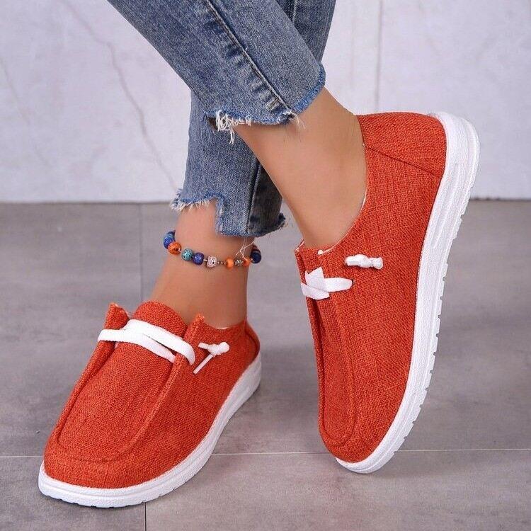 ✨2024 novos sapatos de lona respirável