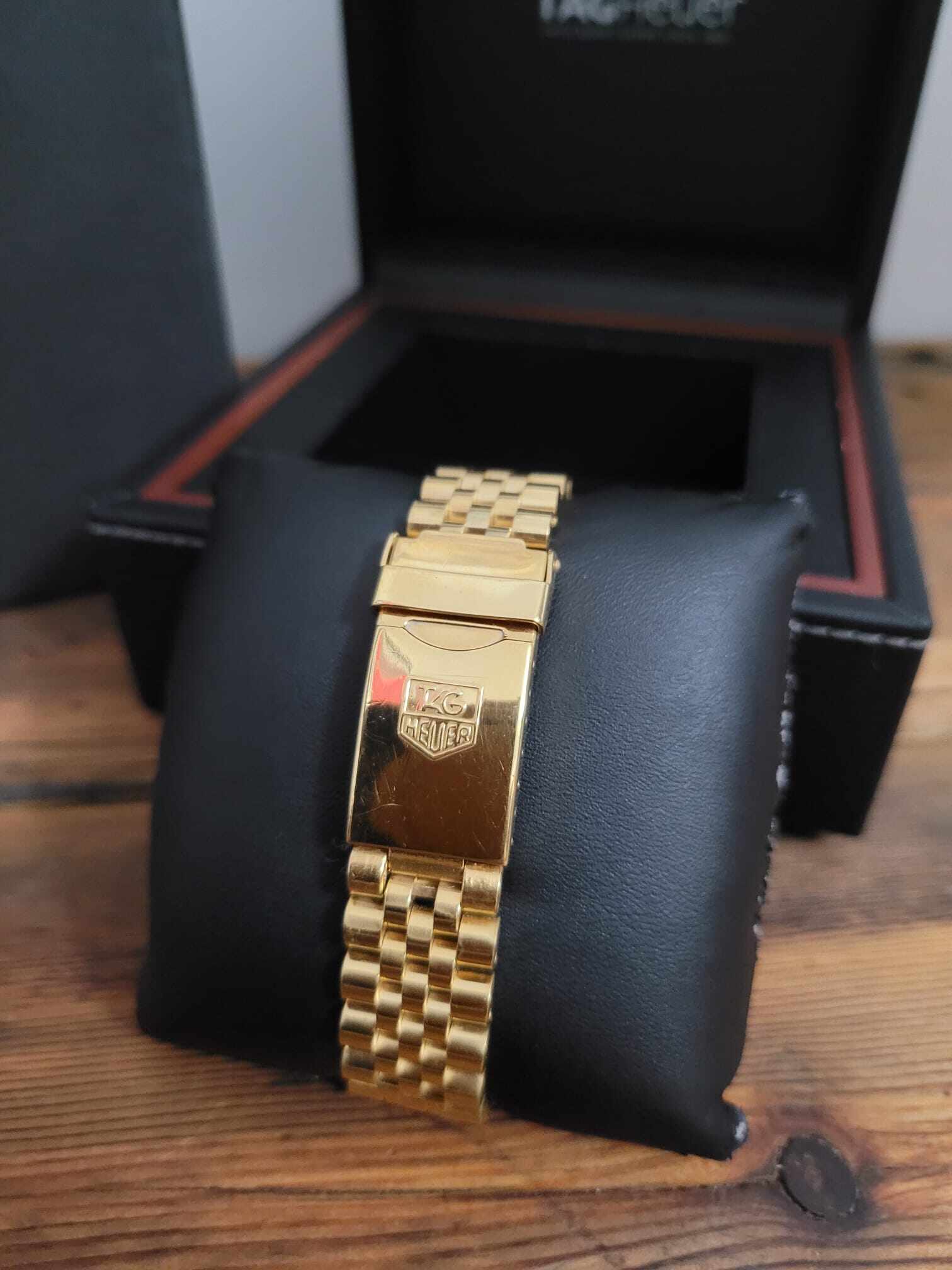 Promoção de Junho! Edição especial relógio TAG Heuer Professional 1000 24k banhado a ouro de 24 quilates