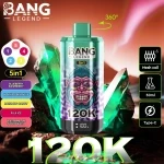 Bang Legend 120K Strawberry Kiwi & Strawberry Banana & Lychee Ice & Watermelon Berry & Passion Fruit Mango