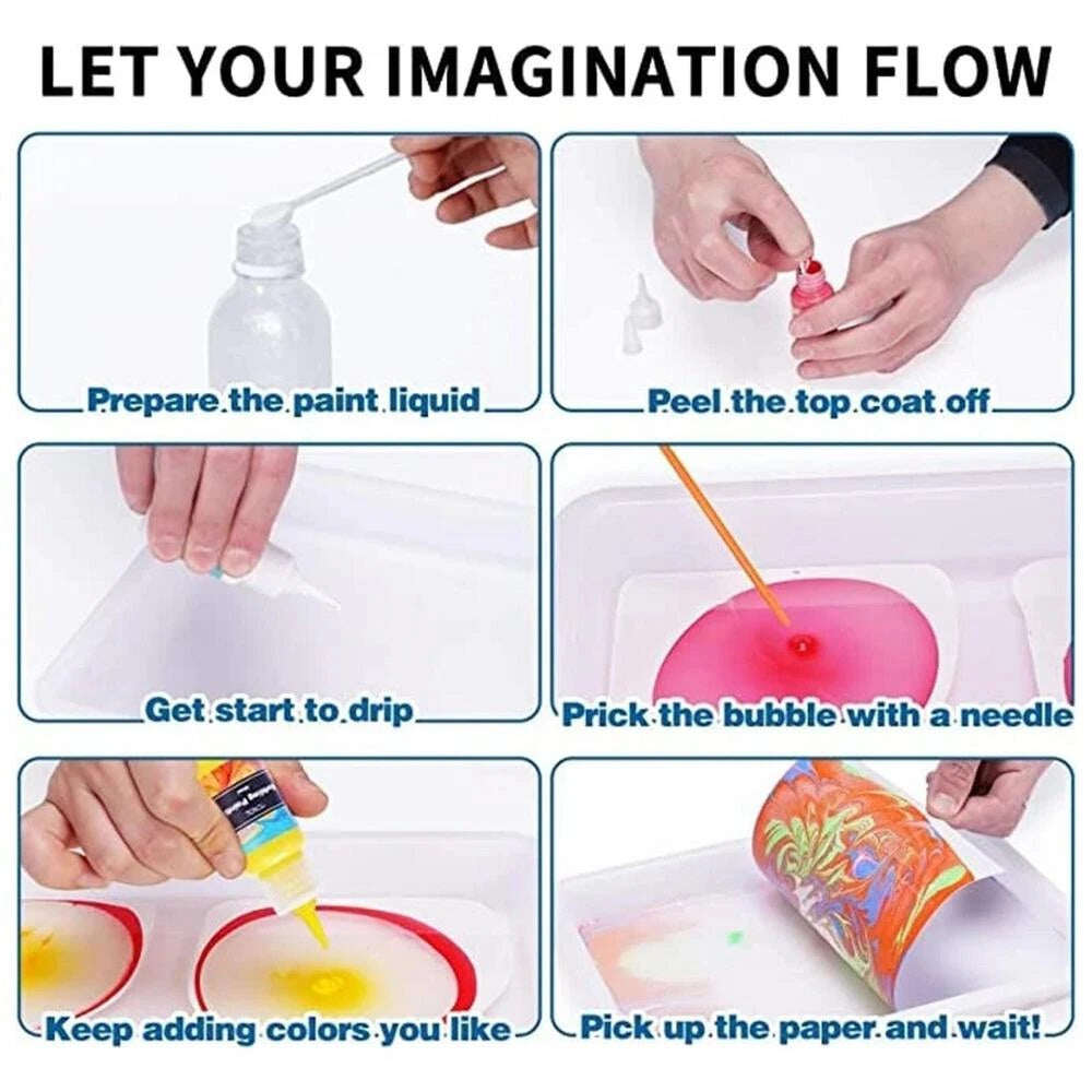 Water Marbling Paint Set™ - Márványfestő készlet - Art