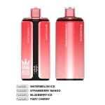 Bang Box 160,000 Puffs Iced Watermelon + Strawberry and Mango + Iced Blueberry + Sparkling Cherry