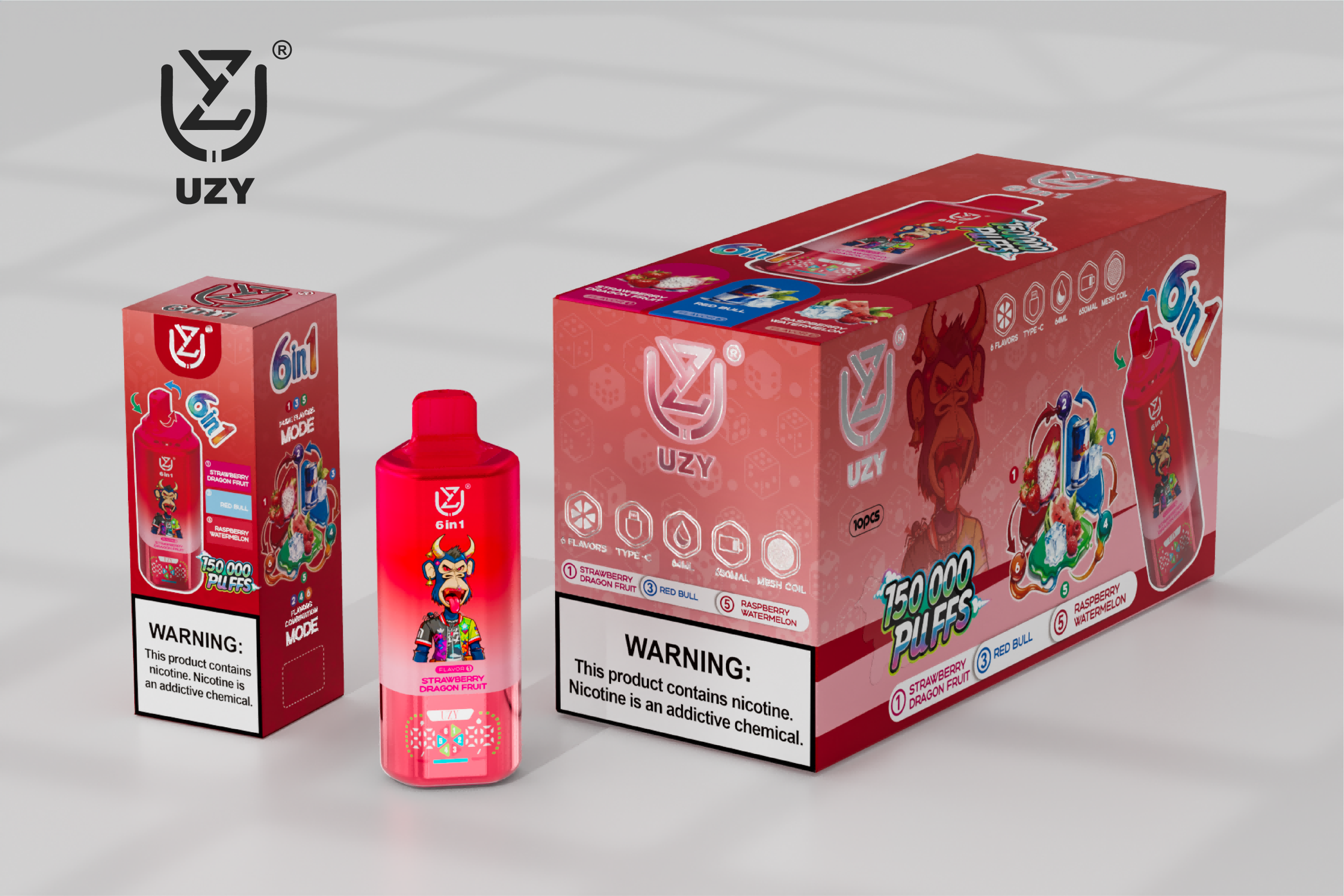 UZY 6 in 1 150000 Puffs8