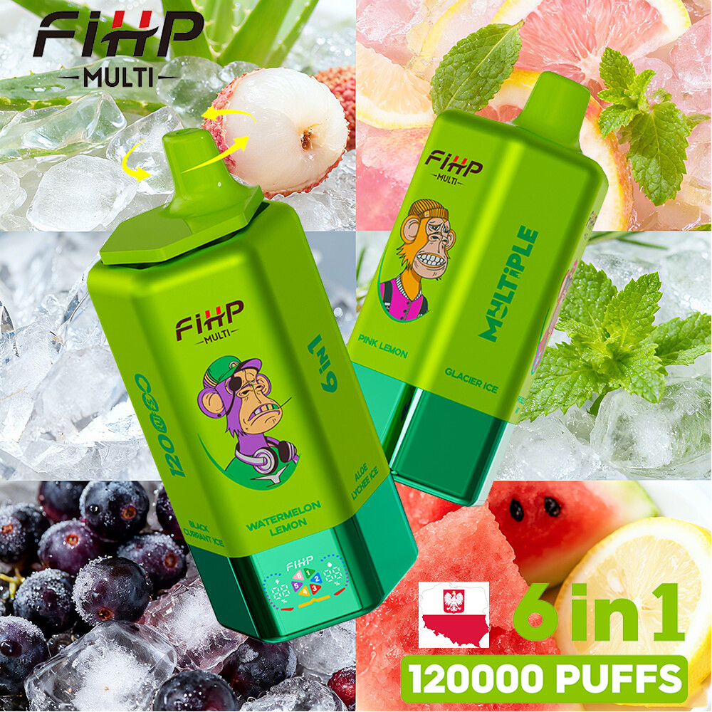 FIHP Vape s šestimi okusi (120.000 vdihov)