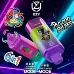 UZY 6-in-1 150,000 Puffs Disposable Vape – Quad Mesh Coil, Smart Screen, Crystal Design, Wholesale & Bulk Buy