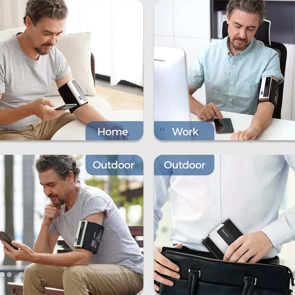 Monitor de pressão arterial bluetooth doméstico Checkme BP2A