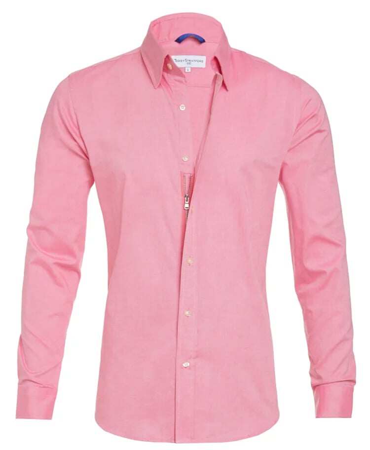 ✨🔥CAMISA OXFORD STRETCH ZIP