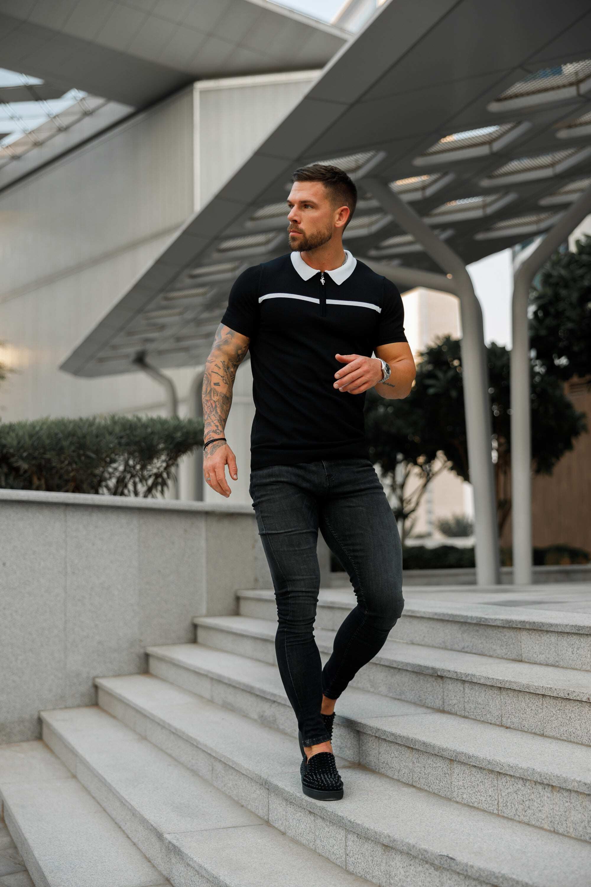 Ultra Stretch Black Slim Jeans - FSJEAN003