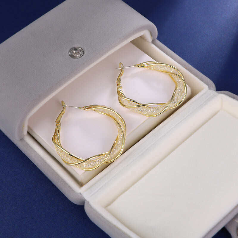 🔥Brincos de argola para atividade linfática