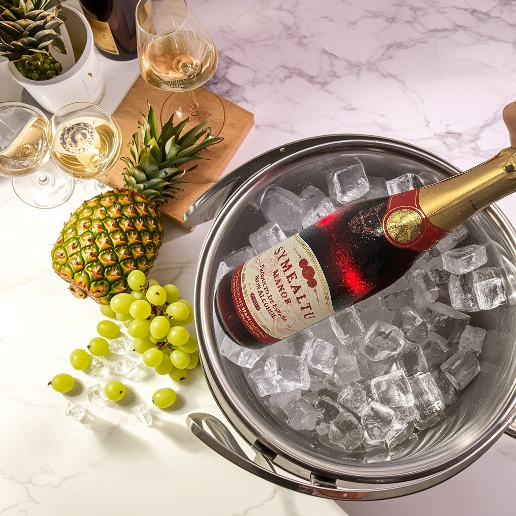 SYMEALTU MANOR-Alcohol-Free Sparkling Wine