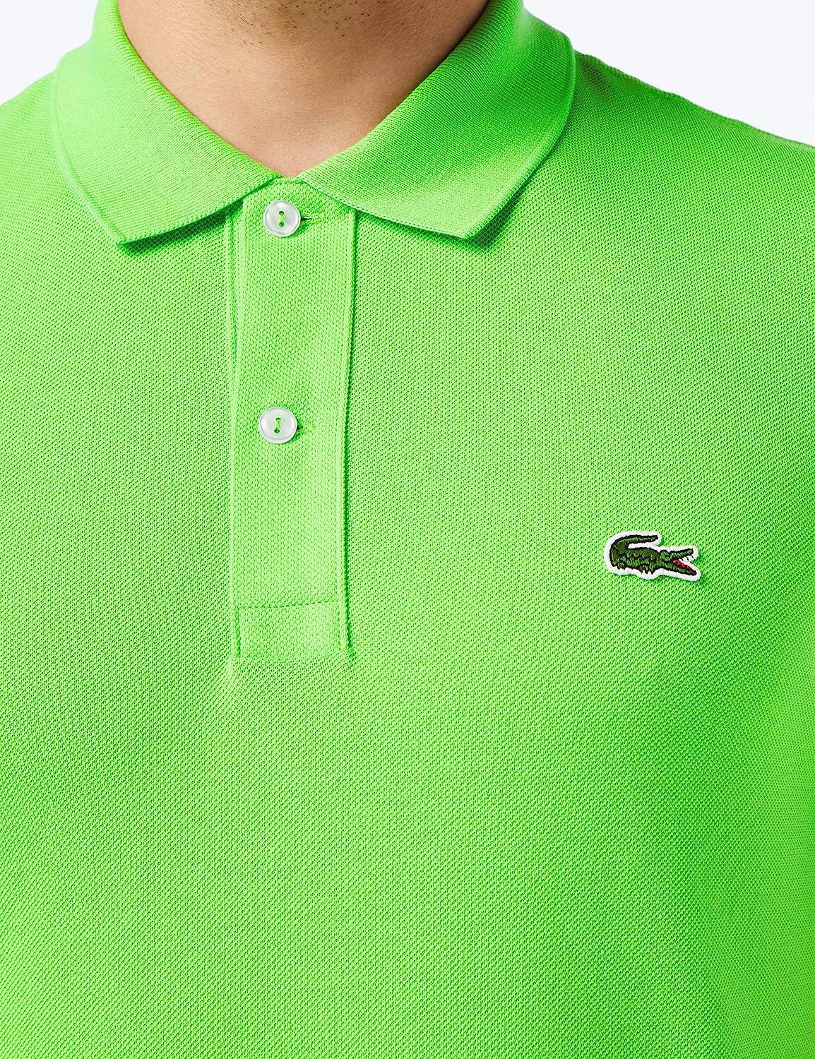 CAMISA POLO MASCULINA LACOSTE CLASSIC PIQUE SLIM FIT MANGA CURTA