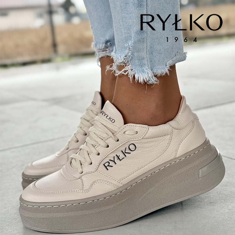 Tênis RYŁKO em couro natural