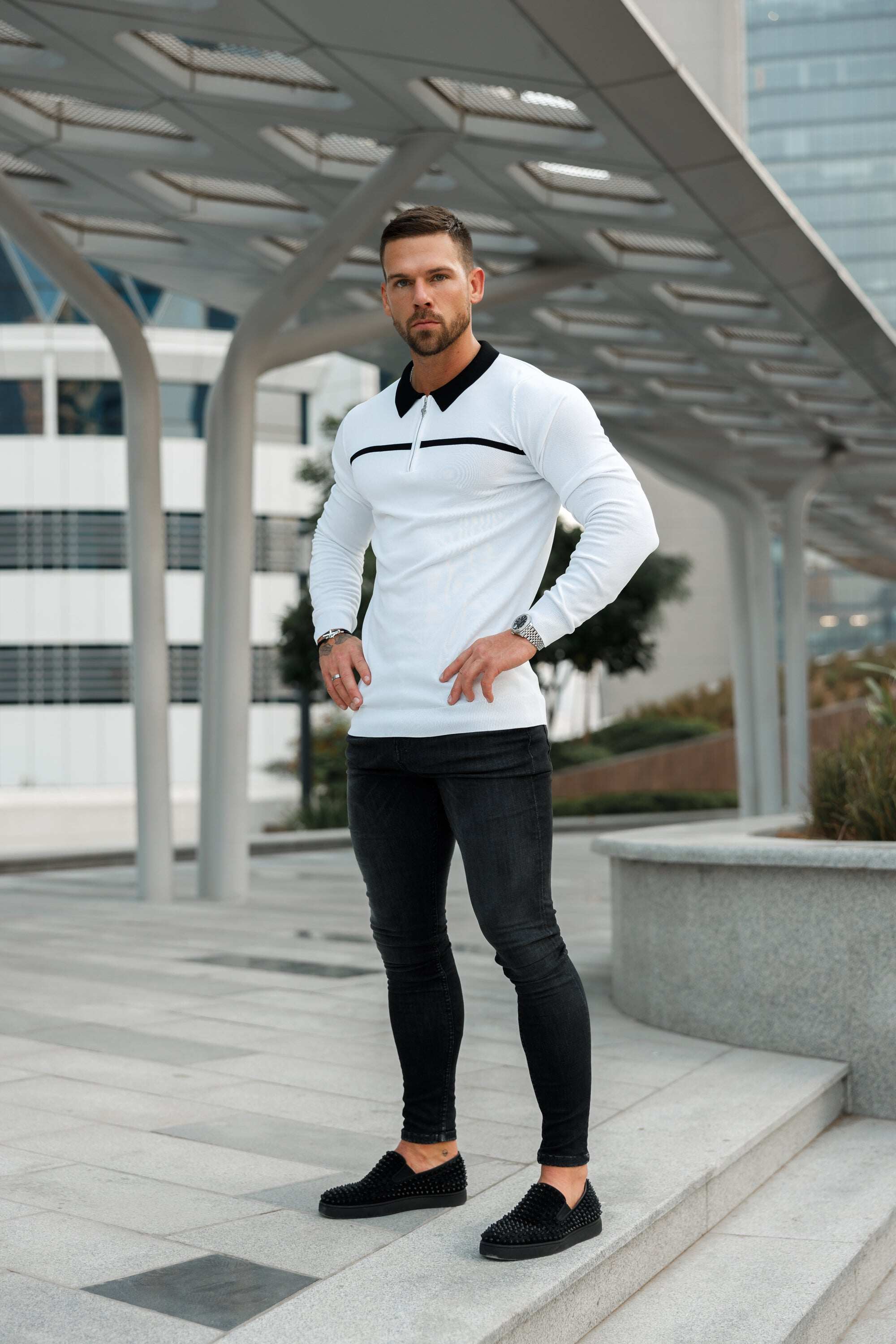 Ultra Stretch Black Slim Jeans - FSJEAN003