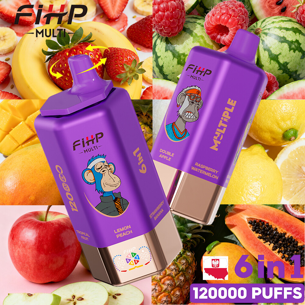 FIHP Vape s šestimi okusi (120.000 vdihov)