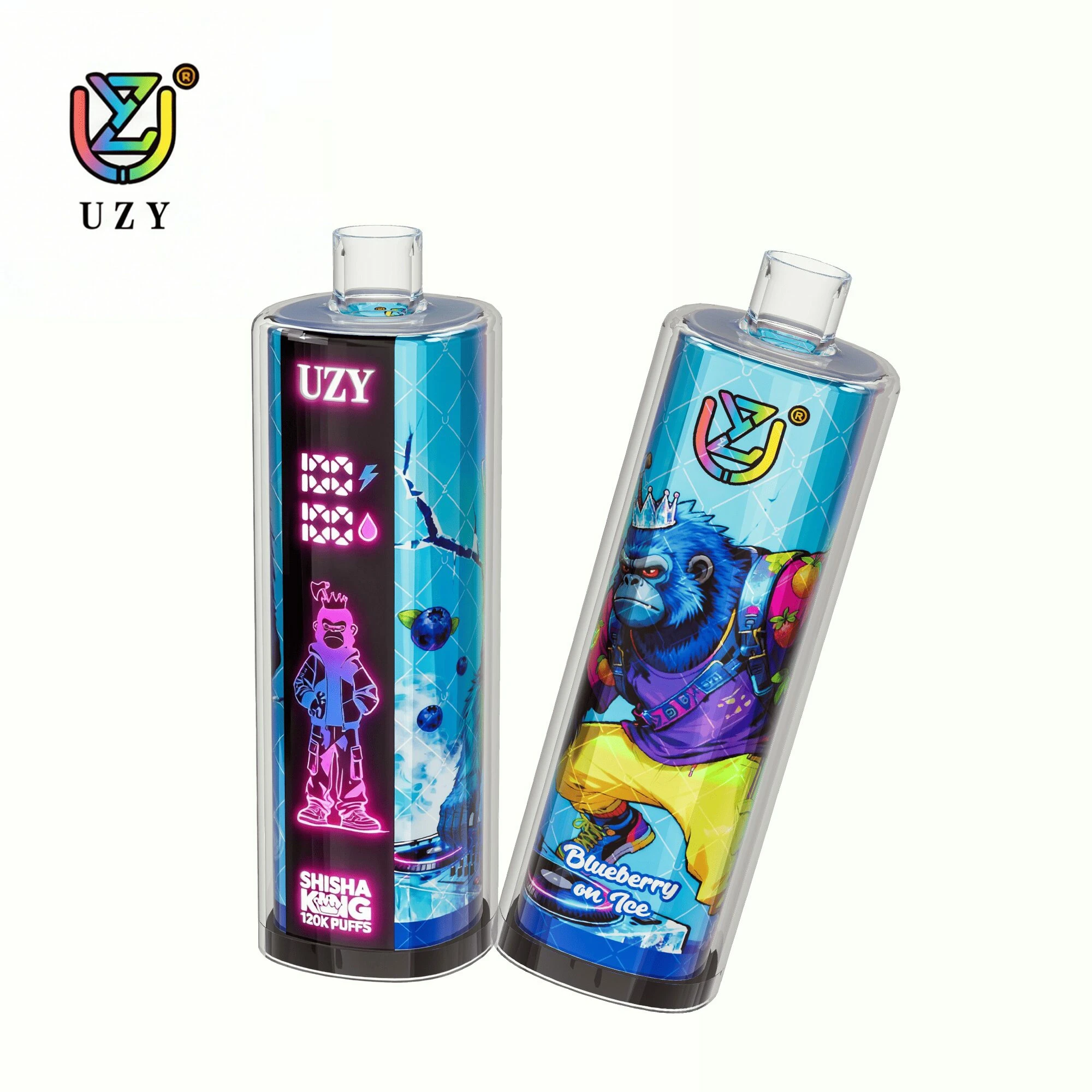 UZY Shisha Hookah King 120.000 Puffs | Vape DTL Crystal Recarregável