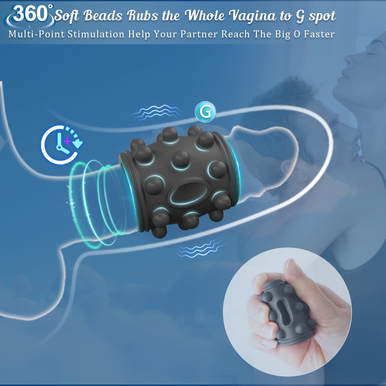 💥2024 г. Нови играчки за двойки - 🏆Вибриращ ръкав за пенис