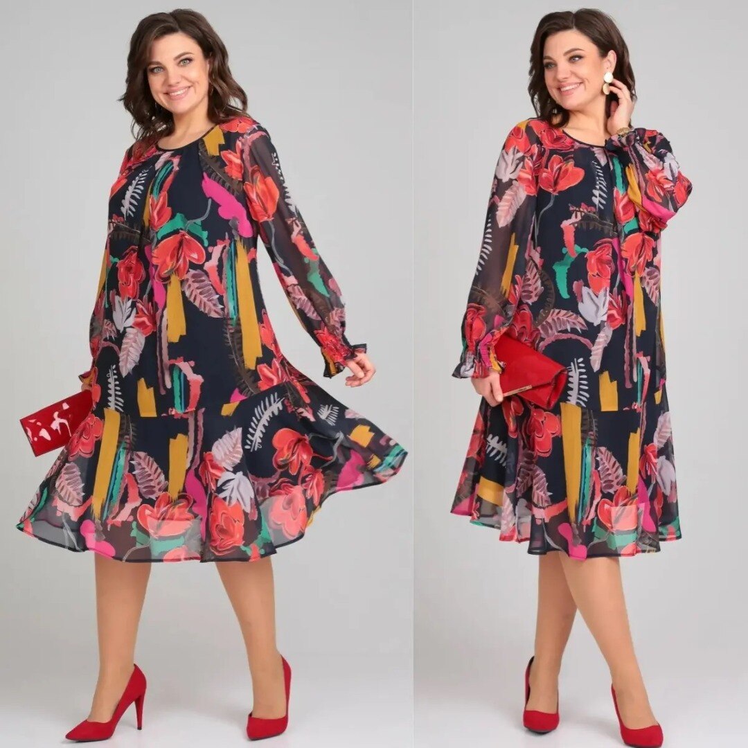 ✈️✈️[S-5XL]🪷🪷Novo vestido floral da moda