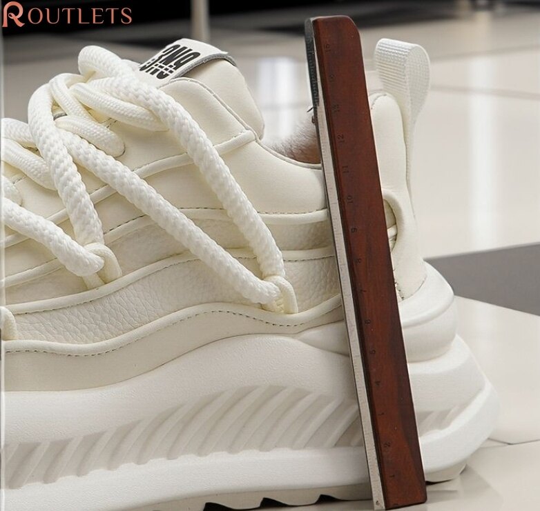 2024 novos calçados esportivos casuais com sola grossa