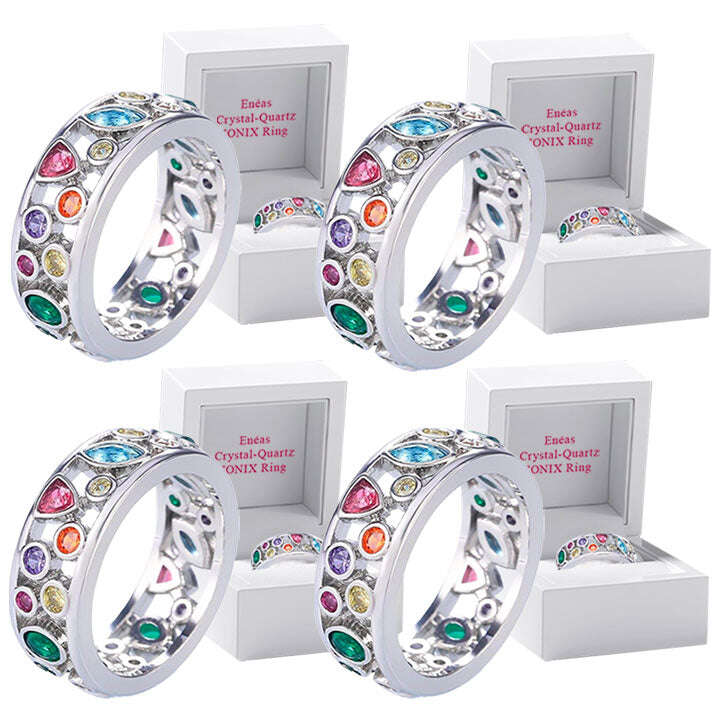 Enéas anel de quartzo de cristal[Último dia!][Venda final!] Preço com desconto