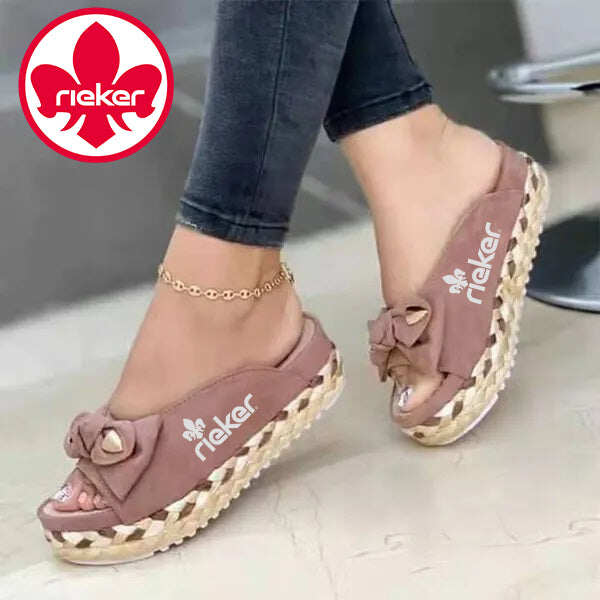 Novas sandálias femininas costuradas à mão RIEKER®