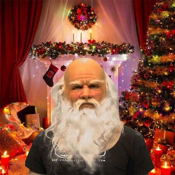 Promoção de Natal – Máscara do Papai Noel