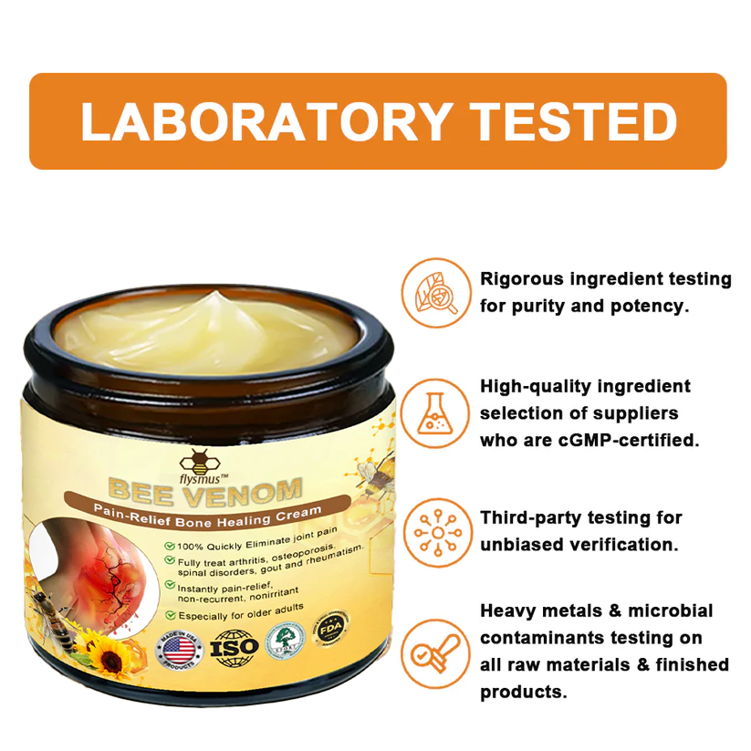 ✅Loja oficial: flysmus™ Creme de cura óssea para alívio da dor com veneno de abelha 👨‍⚕️Aprovado pela Associação Médica Osteopática dos EUA (AAOS) (reduzindo inchaço, dor, rigidez, vermelhidão, calor, dor e fadiga nas articulações)