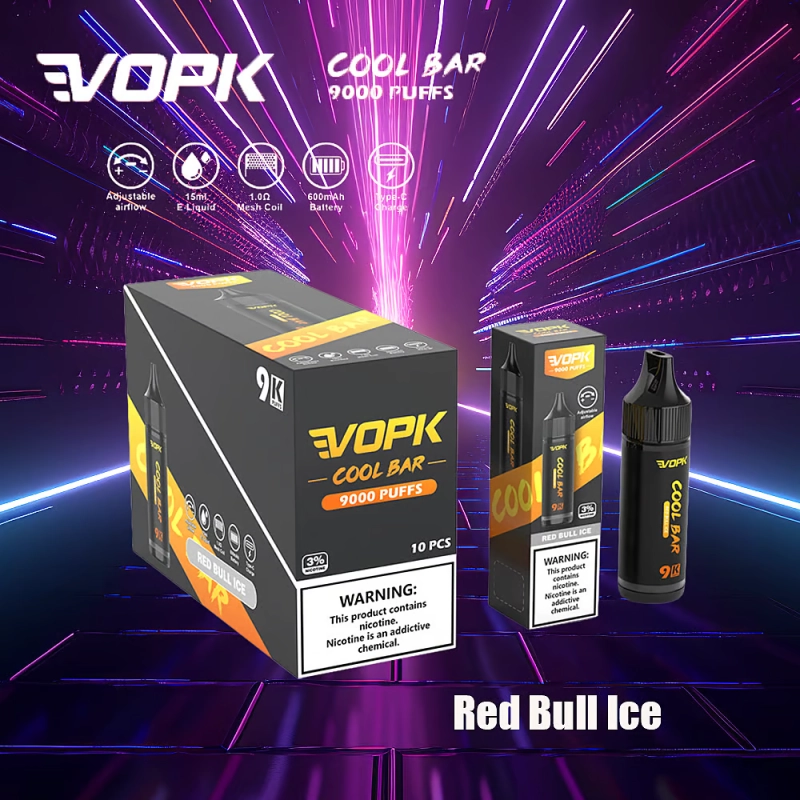 vopk cool bar 9000 puffs Sparkling Lemon