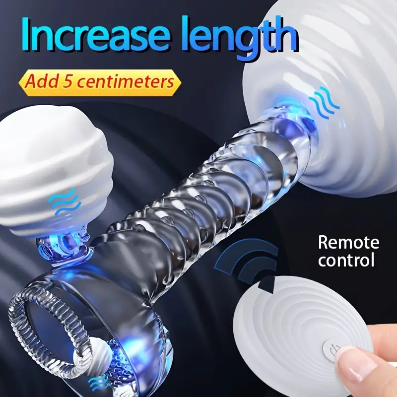 🔥🔥Промоция на нов продукт за 2024 г.😍-🎁🎁Презерватив за пенис с електрическо вибриращо дистанционно управление