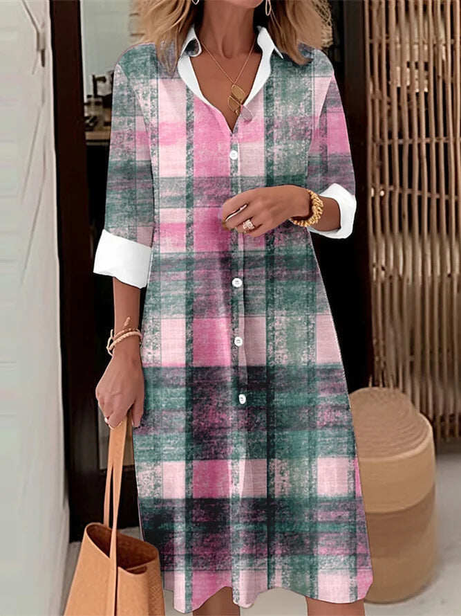 Vestidos Camisola Casual Mulher 2024