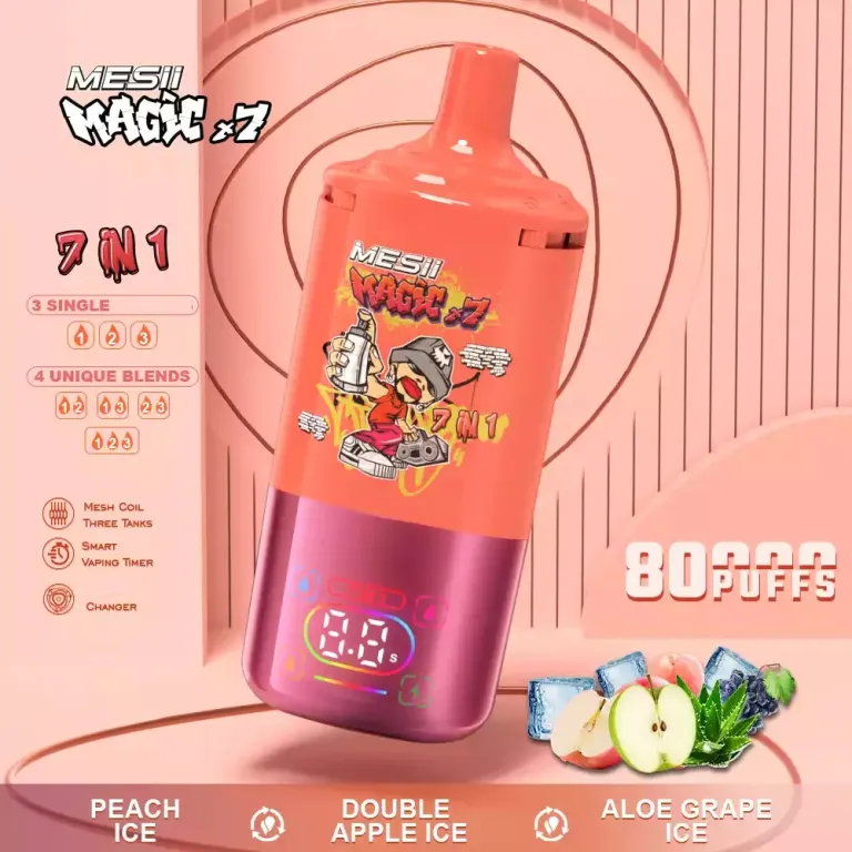 MESII MAGIC X7 80000 Puffs 7-in-1 Taste 80K Disposable Vape Bulk Buy Wholesale