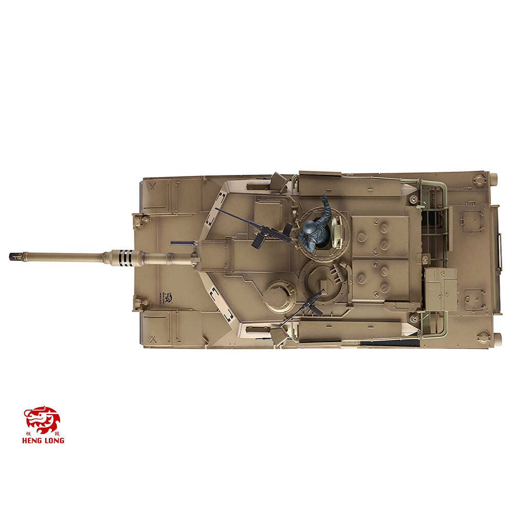 Heng Long RC Tank 3918 M1A2 Abrams Main Battle Tank - Versão Profissional