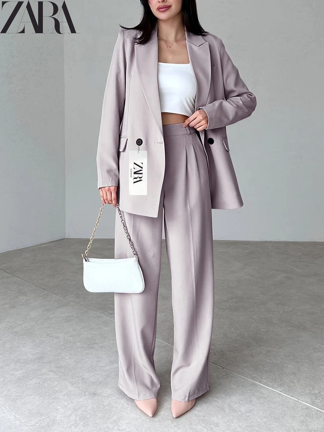 Women's elegant, casual two-piece suit