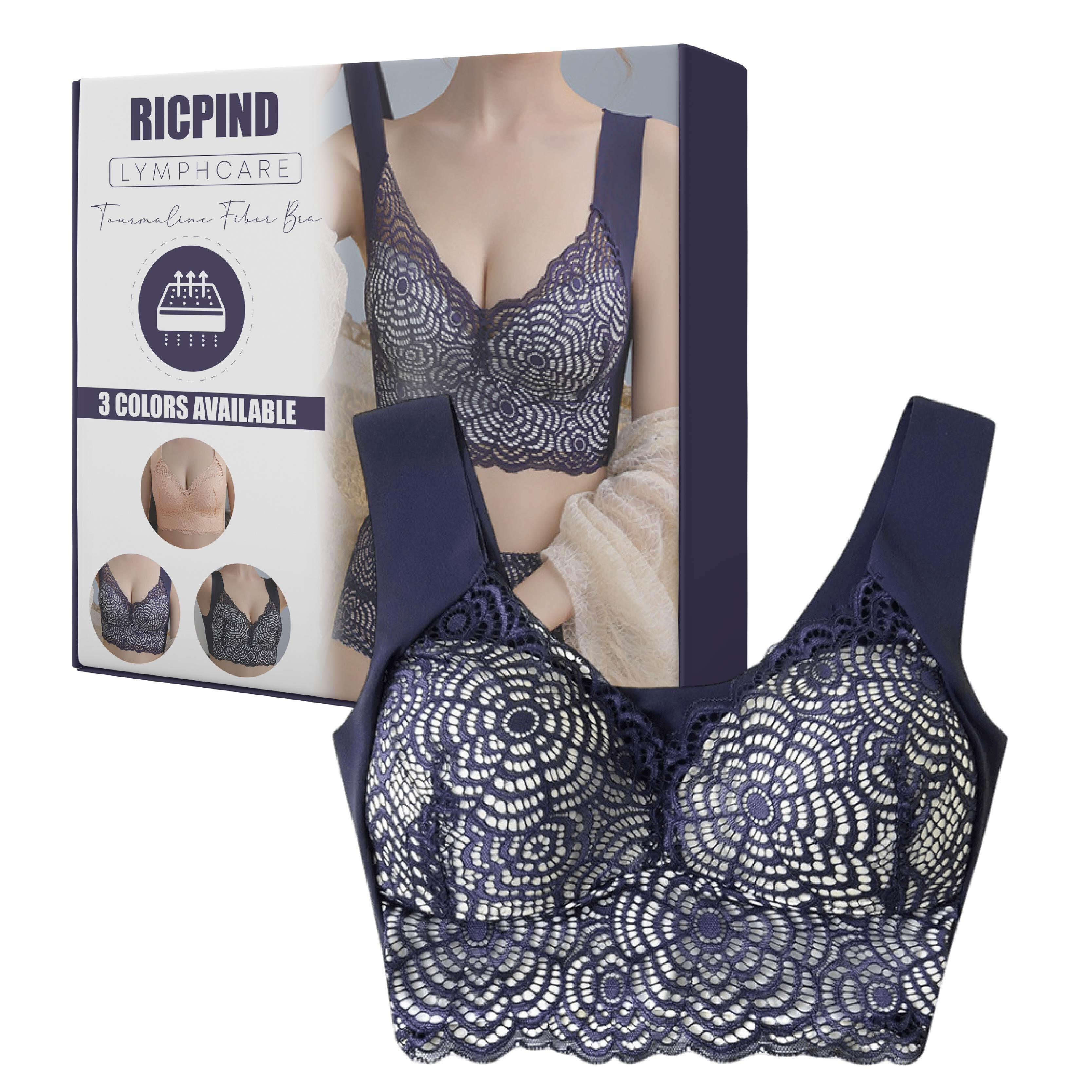 Ricpind LymphCare sutiã de fibra de turmalina