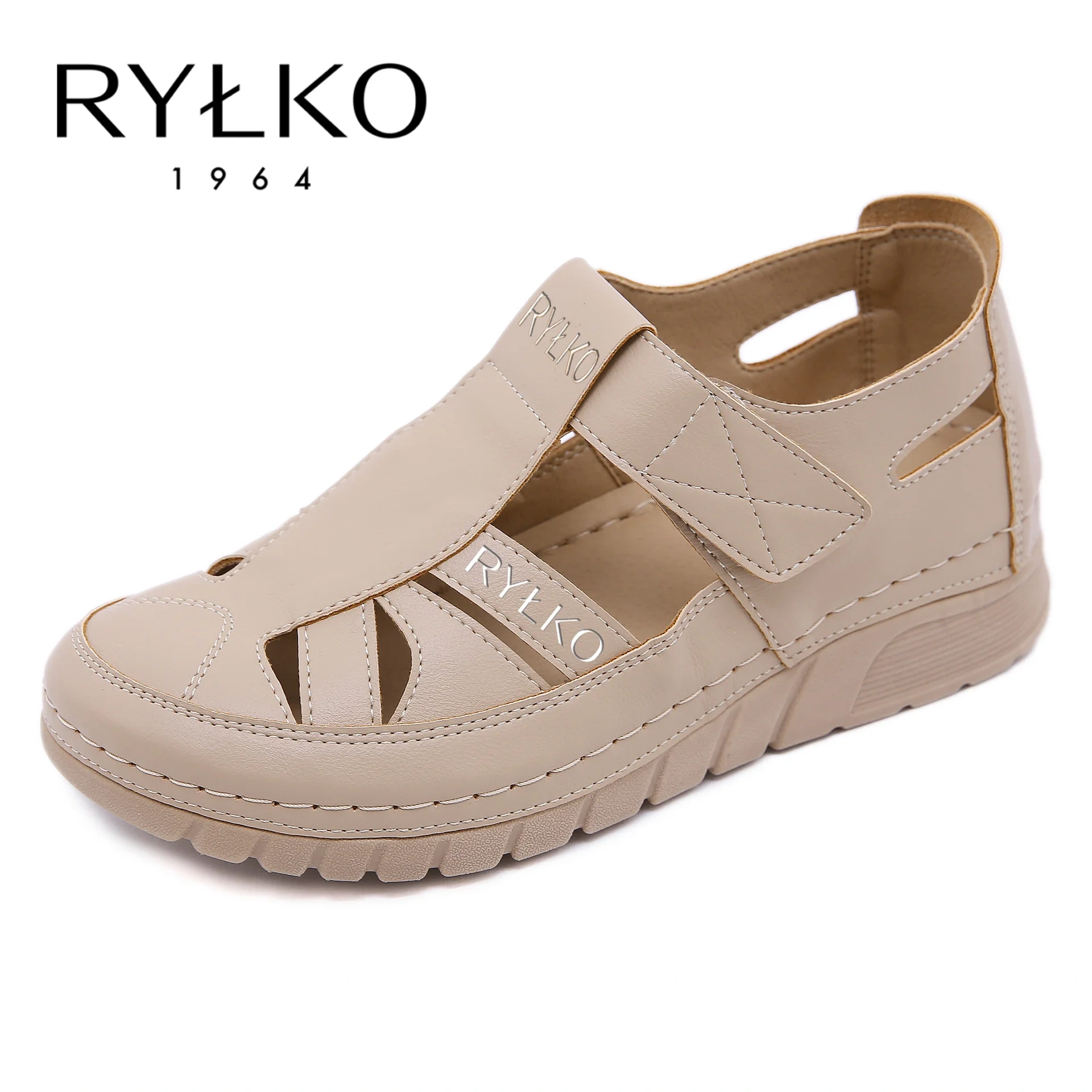 Sandálias leves de massagem com velcro Wedge RYLKO® 2025