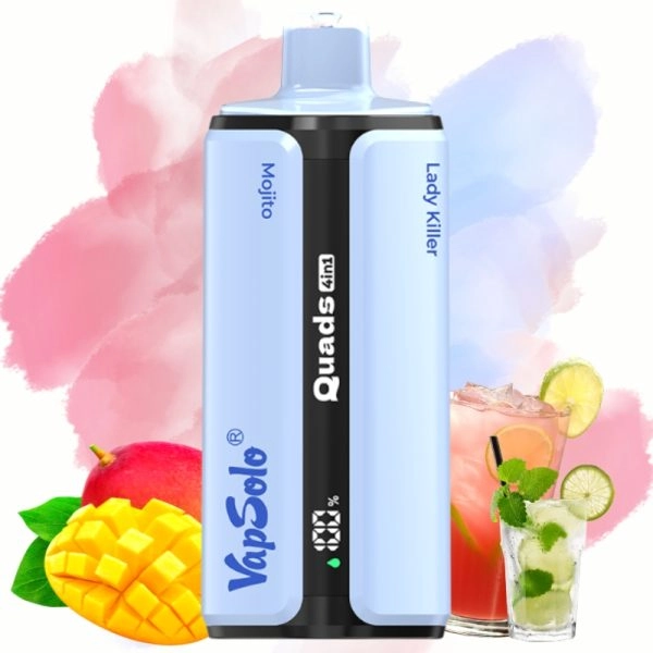 Vapsolo 80000 puffs disposable vape Mojito & Monster Mango & Lady Killer & Pink Lemonade