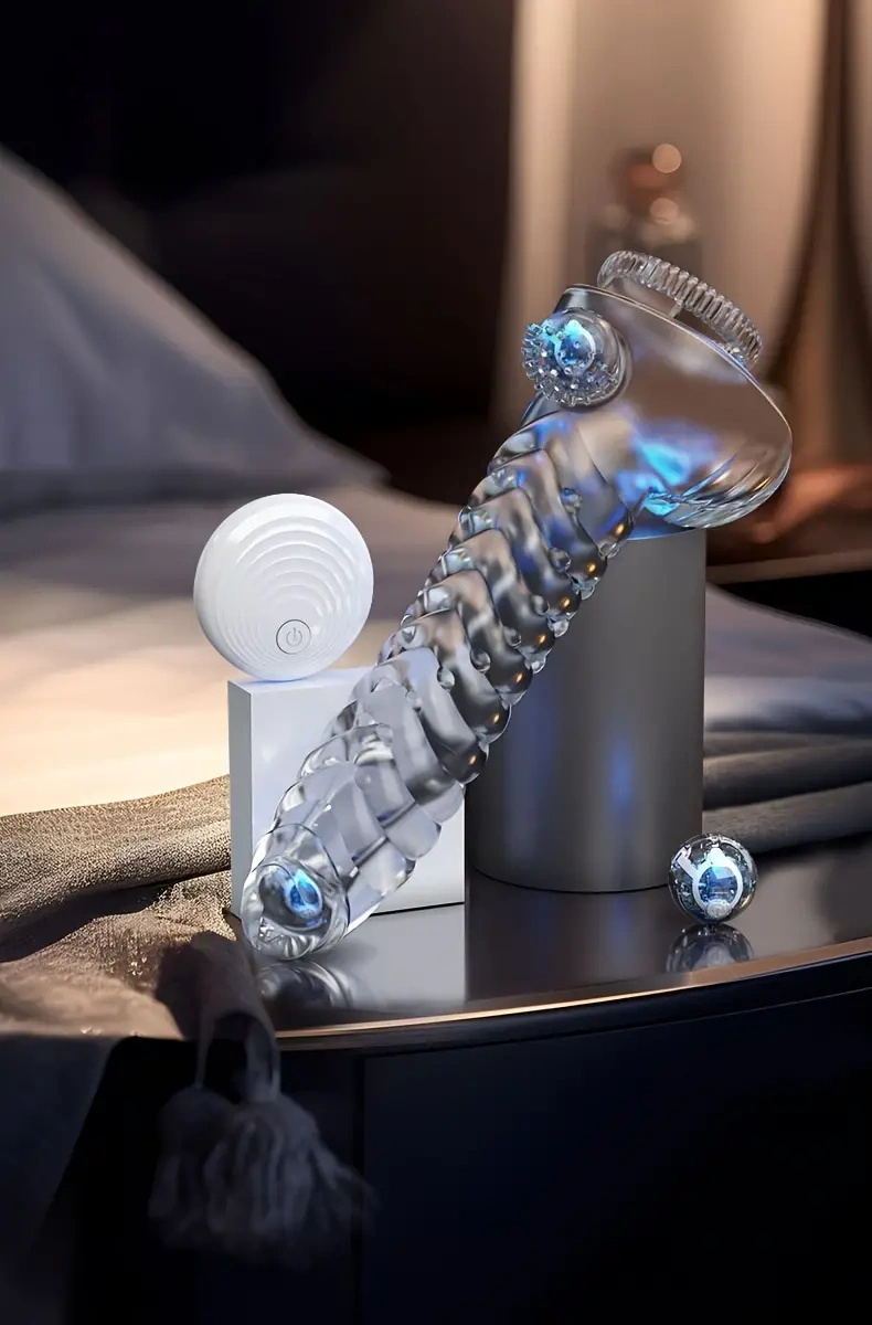 🔥🔥Промоция на нов продукт за 2024 г.😍-🎁🎁Презерватив за пенис с електрическо вибриращо дистанционно управление