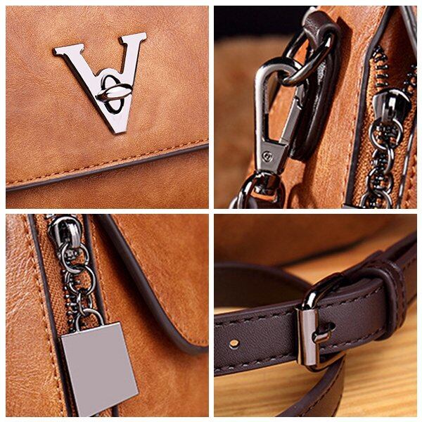 Bolsa de ombro feminina vintage com franjas