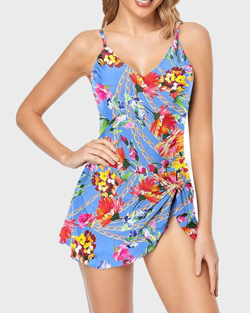 2025 New Women's Tummy Control Slim Fit One Piece Swimsuit