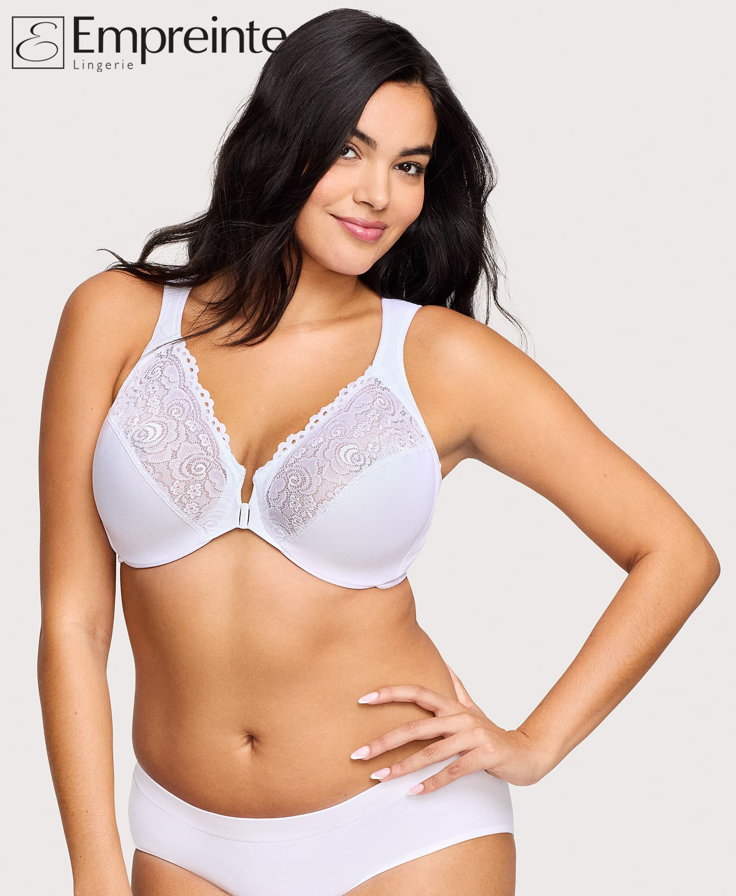 𝐄𝐌𝐏𝐑𝐄𝐈𝐍𝐓𝐄✨Front-Closure WonderWire Bra White