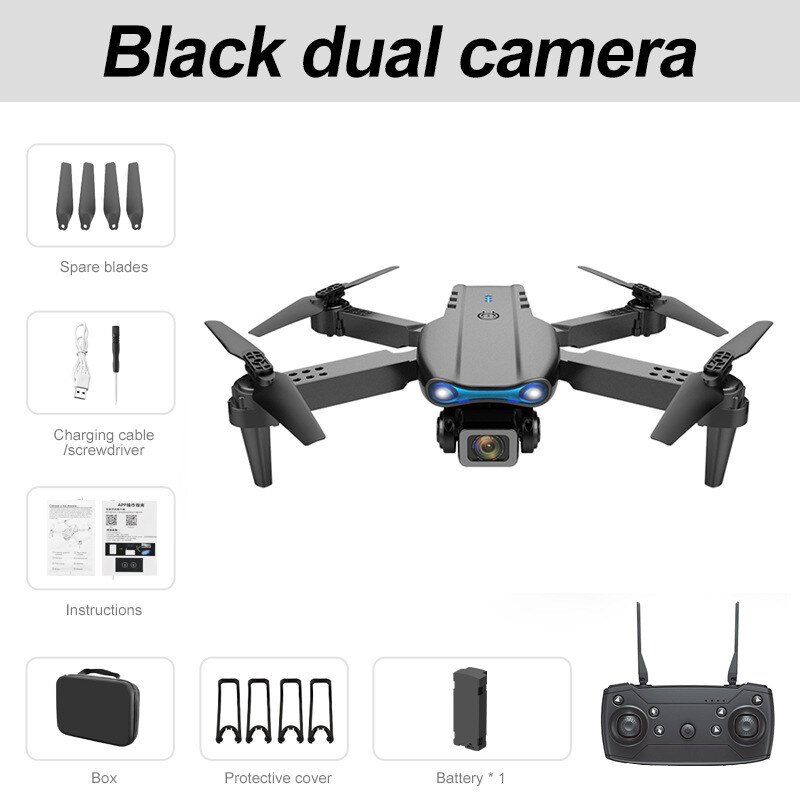 Drone GPS com câmara para adultos Drone 4K Motor sem escovas Retorno automático Transmissão WiFi 5G Controlo remoto FPV dobrável Quadcopter Conjunto de altura do drone Siga-me Mala de voo de 36 minutos