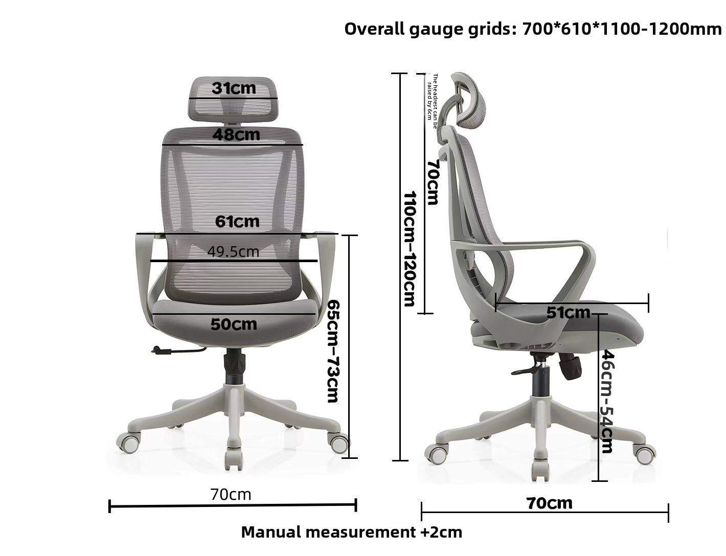 High Quality Custom Logo Wear Resistant Design Adjustable Relax Ergonomic Office Chair with Pulley