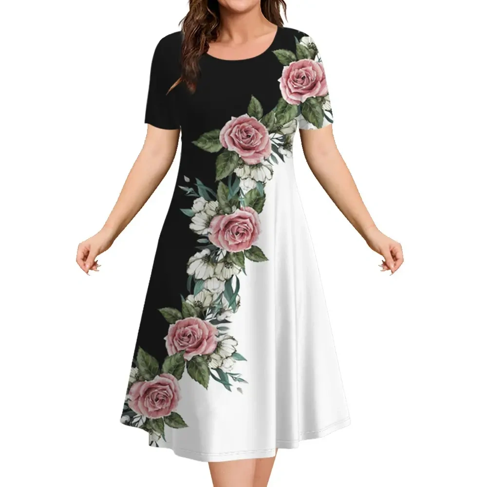 😍【XS-5XL】Roupas estampadas femininas europeias e americanas