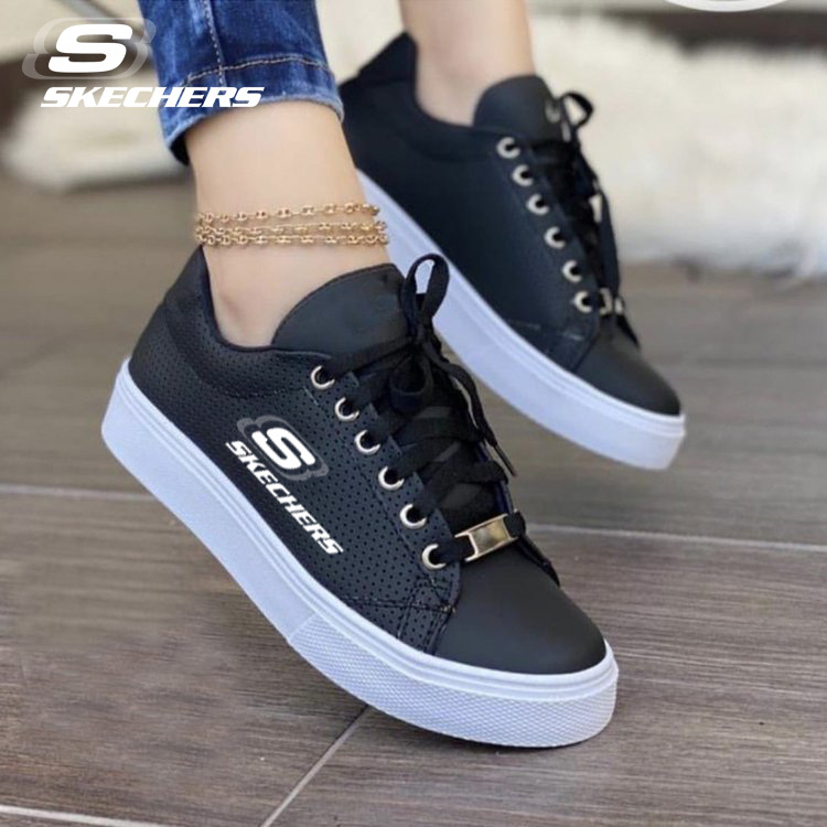 Skechers Mulher Baixo-Top Outdoor Leve-Solado Macio Casual Sapatos