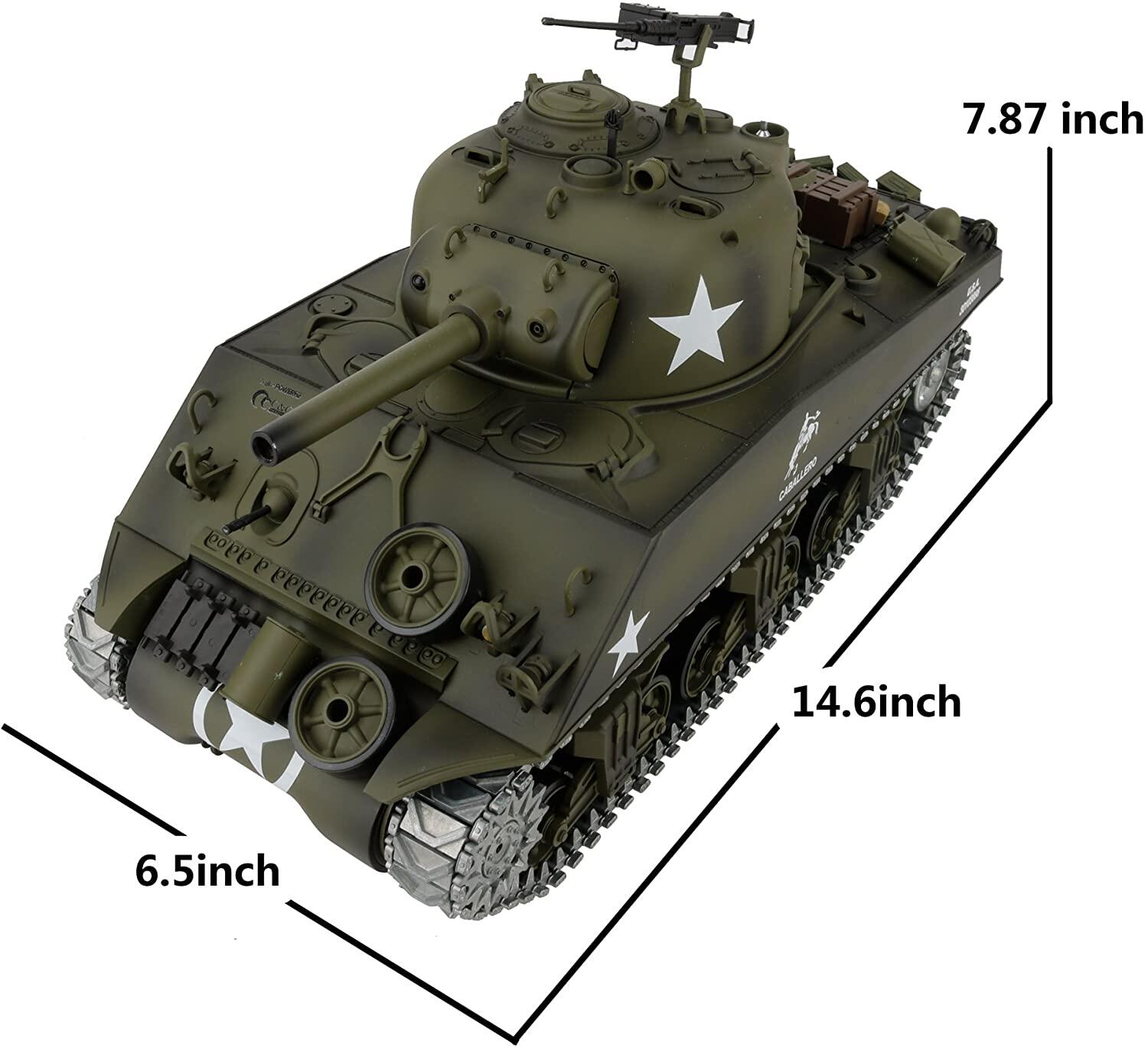 1/16 Metal Upgraded M4A3 Sherman Heng Long RC Tank 3898